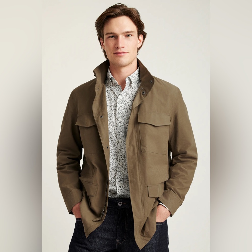 Bonobos The Tech Utility Jacket Mushroom XL